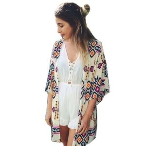 Trial print vintage kimono
